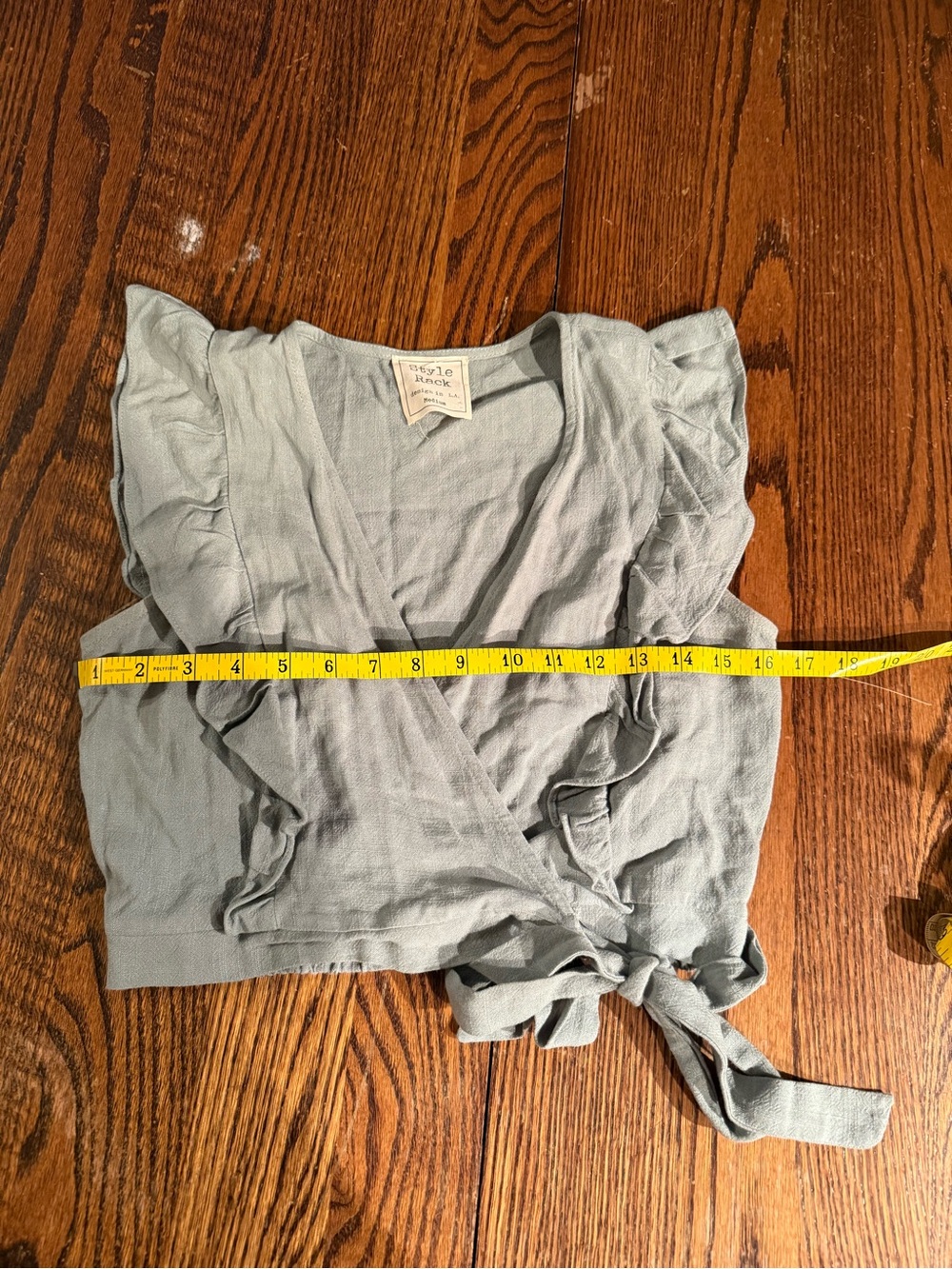 Style Rack Wrap Blouse - Picture 3 of 6